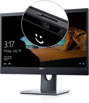 Dell P2418HZ Monitor – A personalised, secure experience with Windows Hello